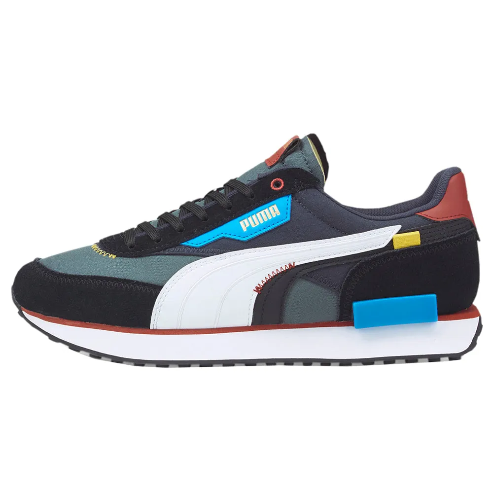 Future Rider Displaced Lace Up Sneakers Puma Neo Cat Unlicensed Motorsport Shoes