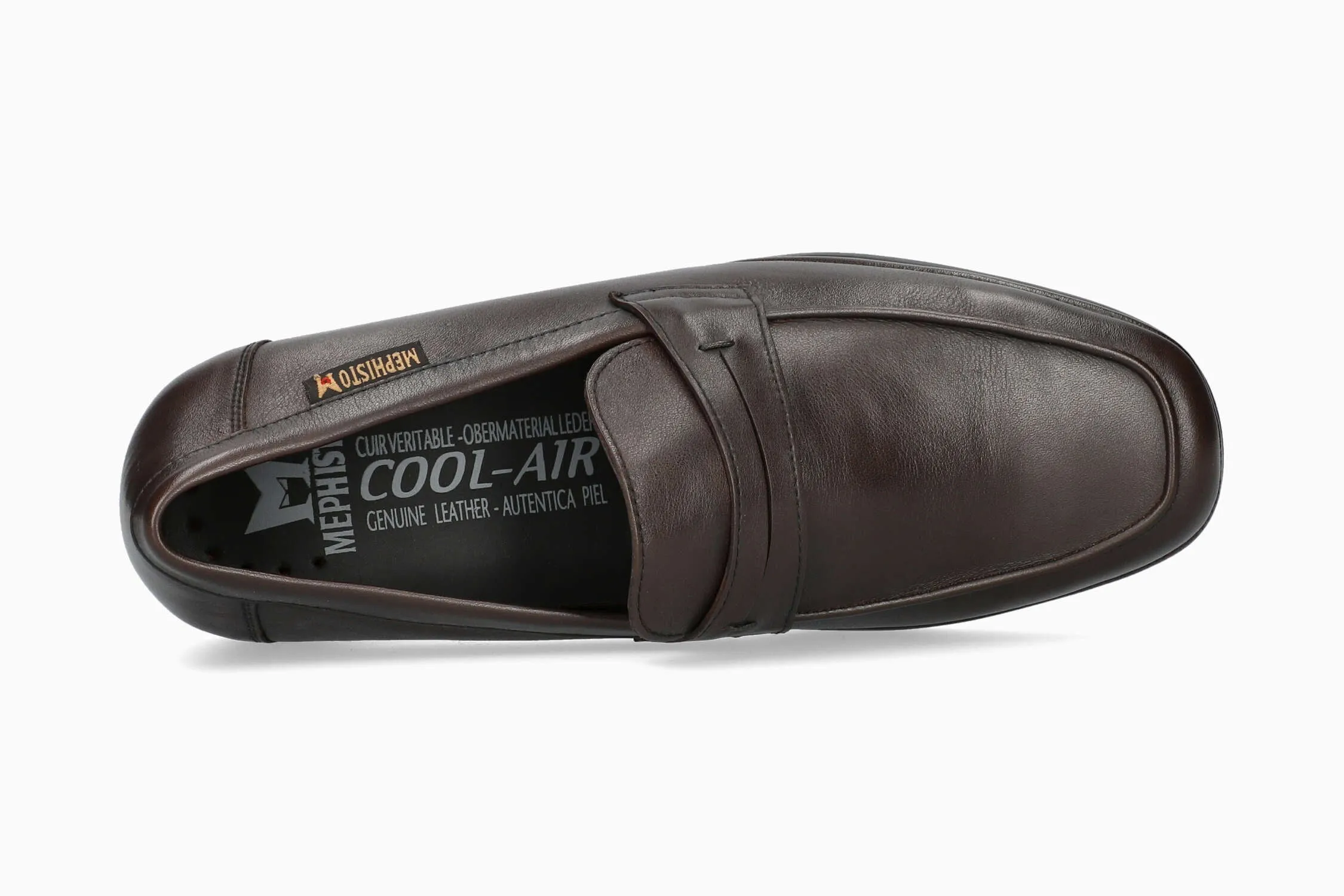 Best Slip On Leather Shoes Alexis N - Dark Brown