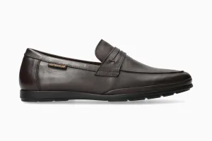 Alexis N - Dark Brown Mens Slip On