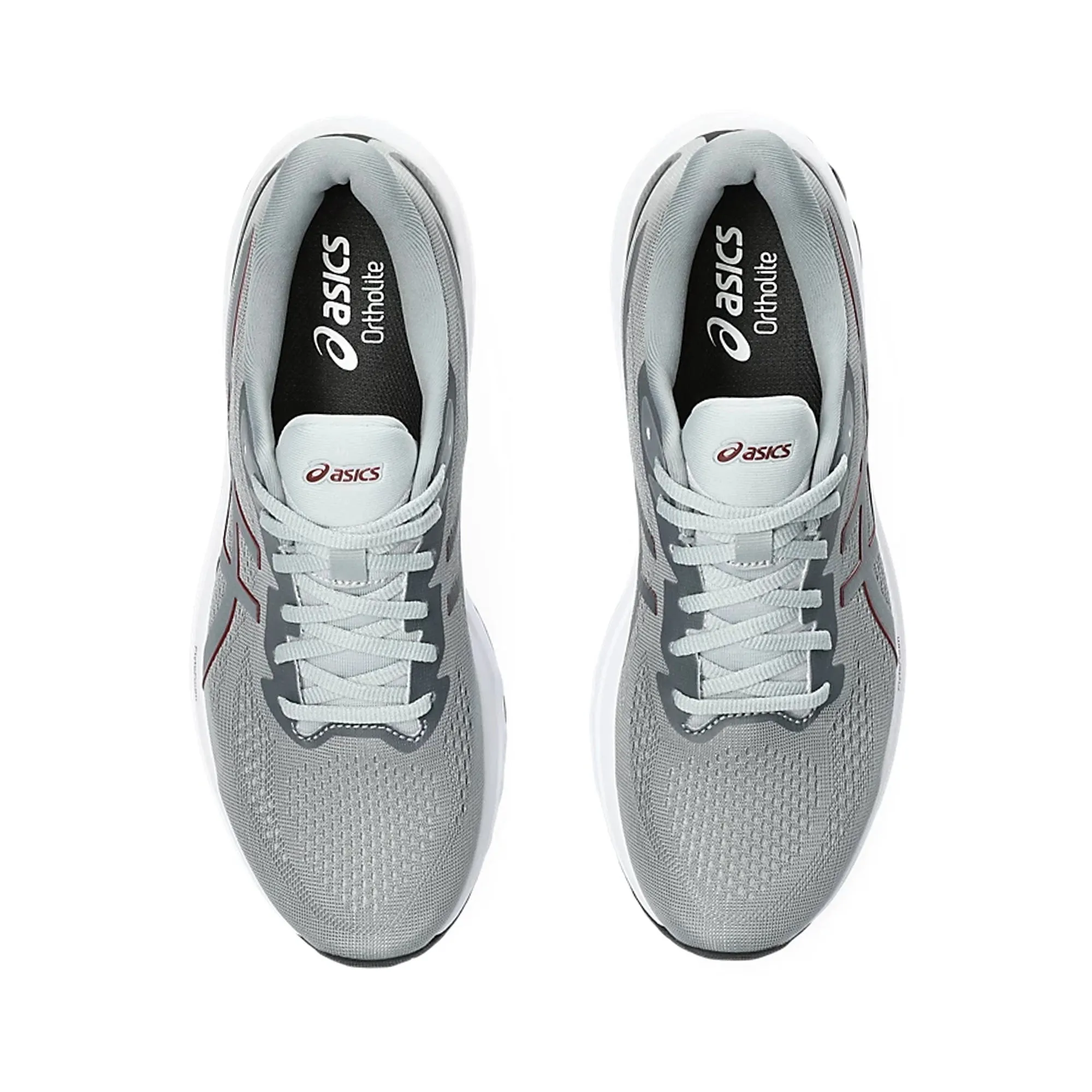 Asics Marathon Race Shoes Asics GT-1000 12 Men Running Shoes SHEET ROCK/ANTIQUE RED - 1011B631.020