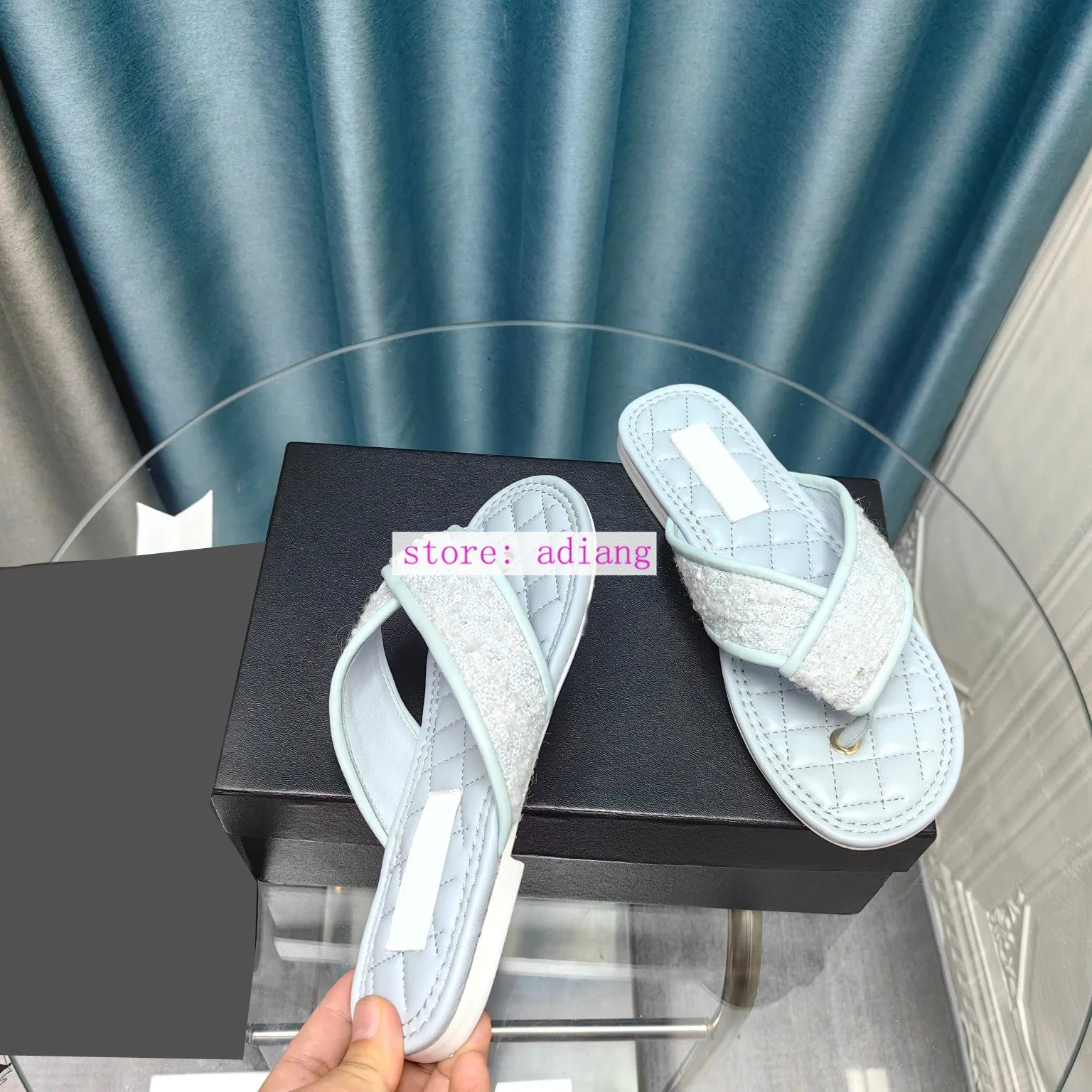 Vionic Tide Flip Flops flip flops flats cow leather tweed slippers sandals fashion women shoes 2023 35-41 high quality