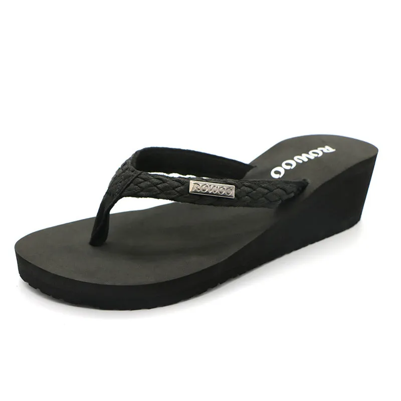 Flip Flops Ipanema Flip Flops for Women Ribbon Platform Wedge Comfort Thong Sandal
