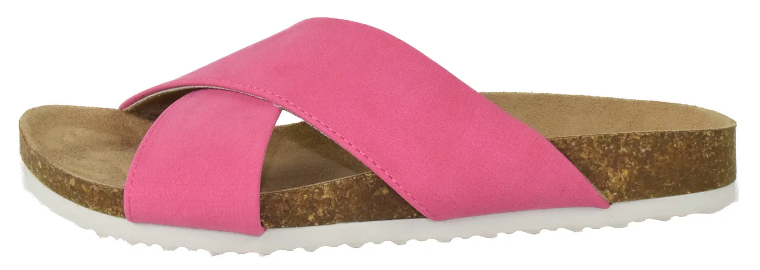 MIDGE-S Fuchsia Soda Flip Flops Bow