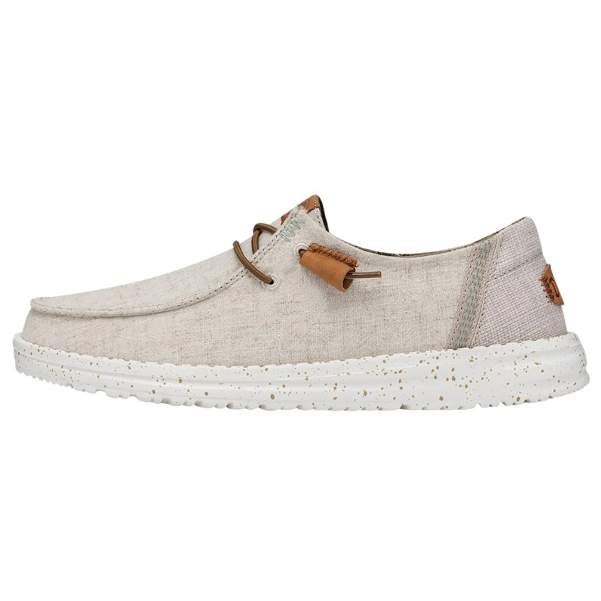Hey Dude Wendy Washed Canvas Cream Grand Ambition Slip-on Loafer