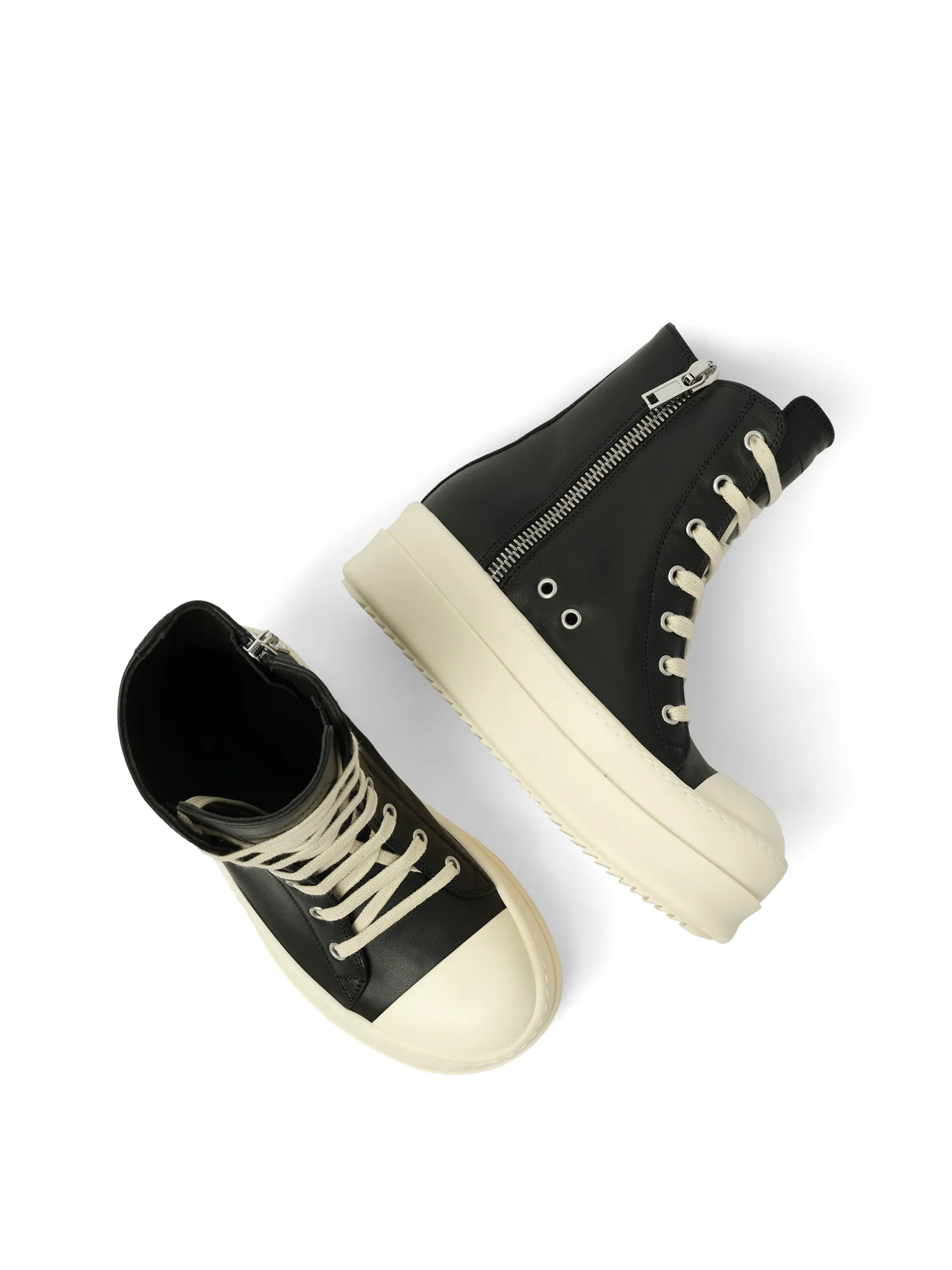 Rhinestone Sneakers Mega Bumpers in Black/Milk/Milk