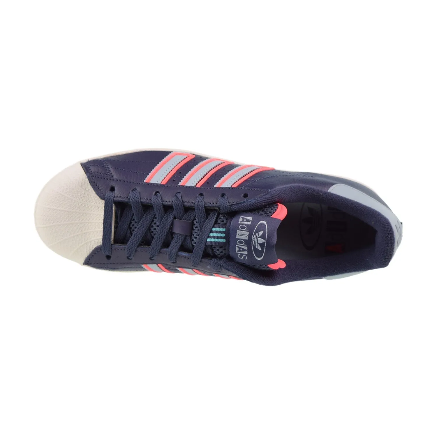 Adidas Superstar Men's Shoes Shadow Navy-Magic Grey Met Adidas Shoes With Flames