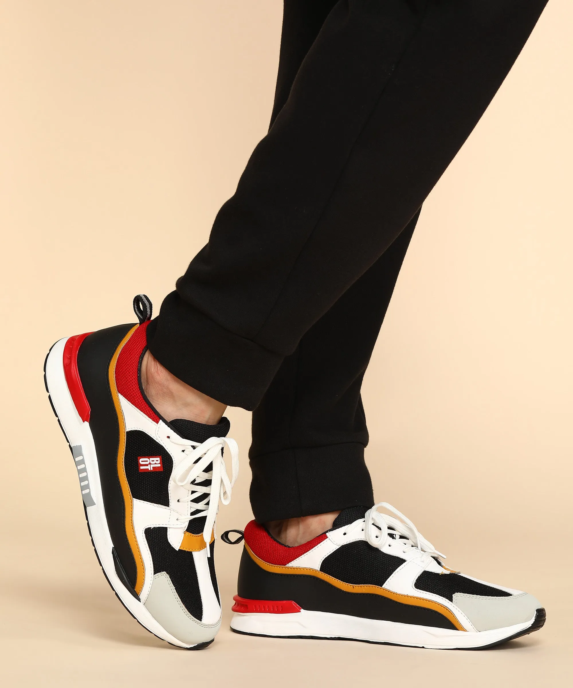 Paragon K1032G Men Casual Shoes | Stylish Walking Outdoor Shoes for Everyday Wear | Smart & Trendy Design  | Comfortable Cushioned Soles White Kicks Sneakers