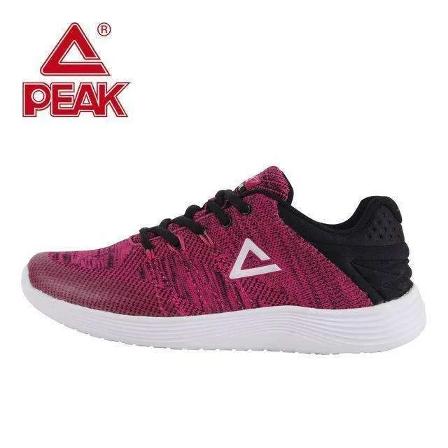 PEAK Comfortable Running Shoes Women Lightweight Cushion Breathable Athletic Shoes Outdoor Sneakers Sport Ladies Running Shoes Running Shoes For Wide Flat Feet