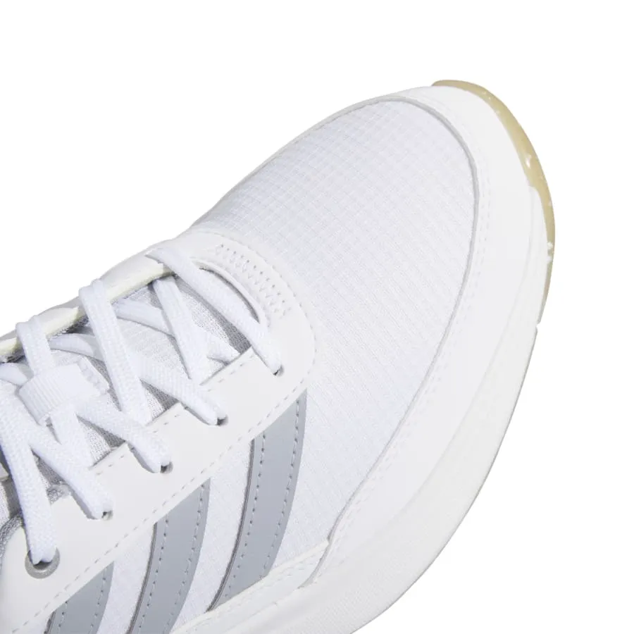 adidas S2G SL Junior Golf Shoes - Cloud White/Halo Silver/Gum Adidas Knee High Shoes