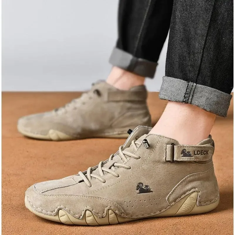 Italian Suede Shoes for a Healthy Posture Schutz Platform Sneakers