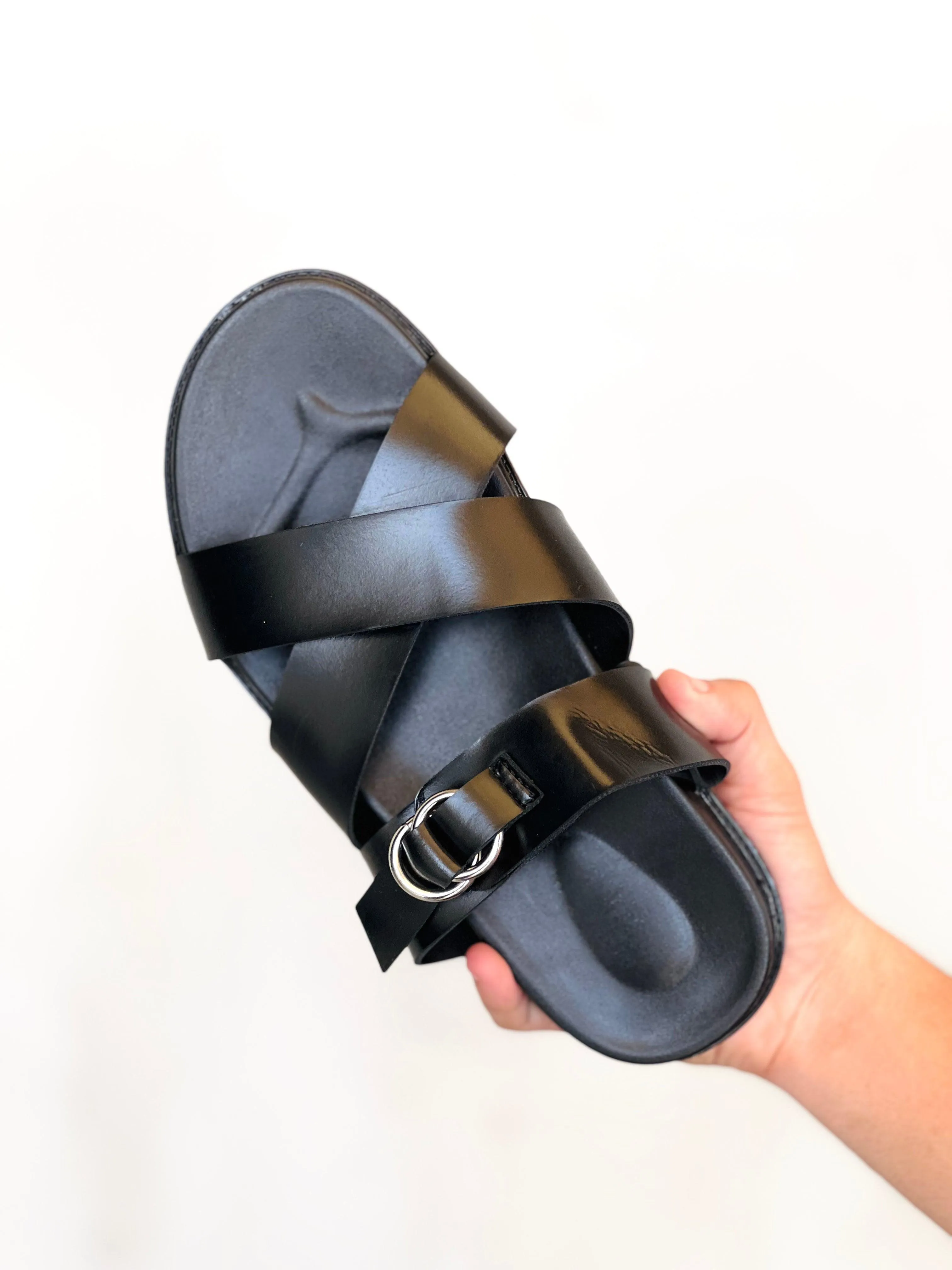 0032 STYLI BLACK - FT Unisex-adult Mellow Recovery Slides