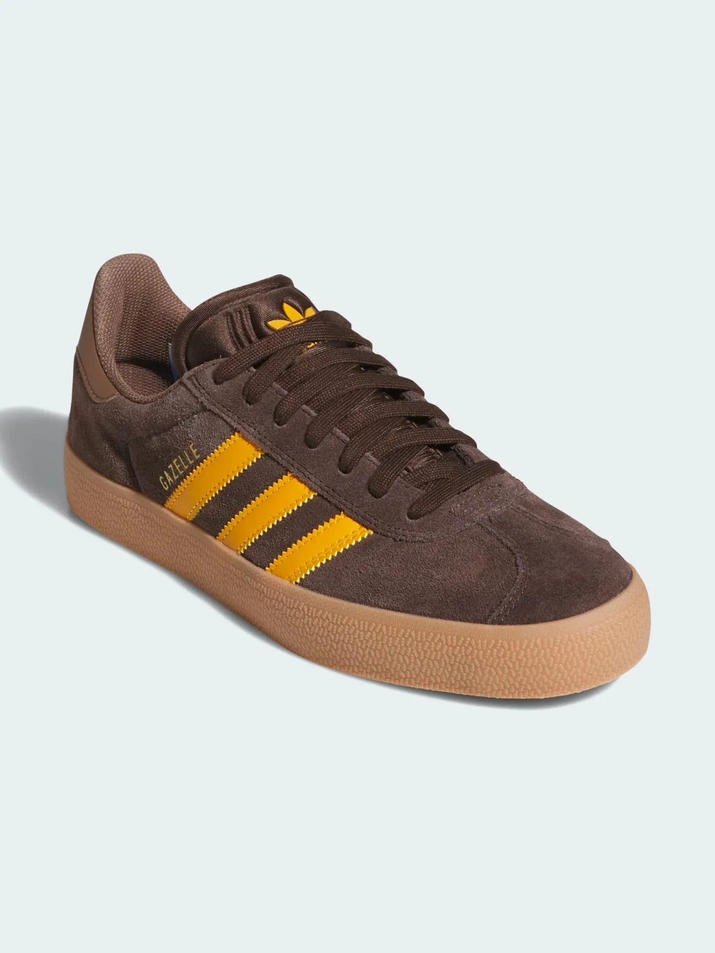 Adidas Grinch Shoes Gazelle ADV Dark Brown/Preloved Yellow/Earth Strata Shoes