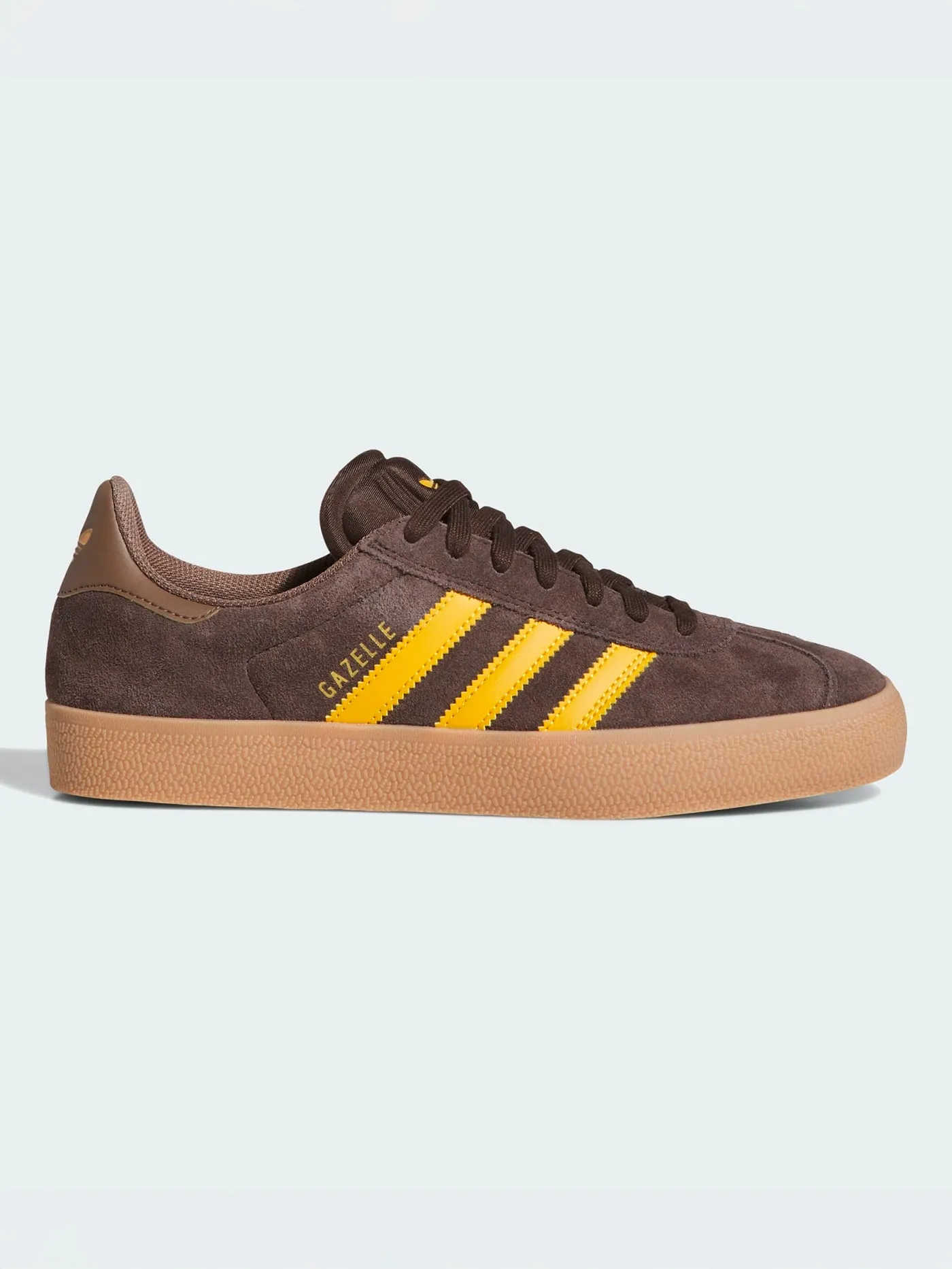 Adidas Shoes Unisex Gazelle ADV Dark Brown/Preloved Yellow/Earth Strata Shoes