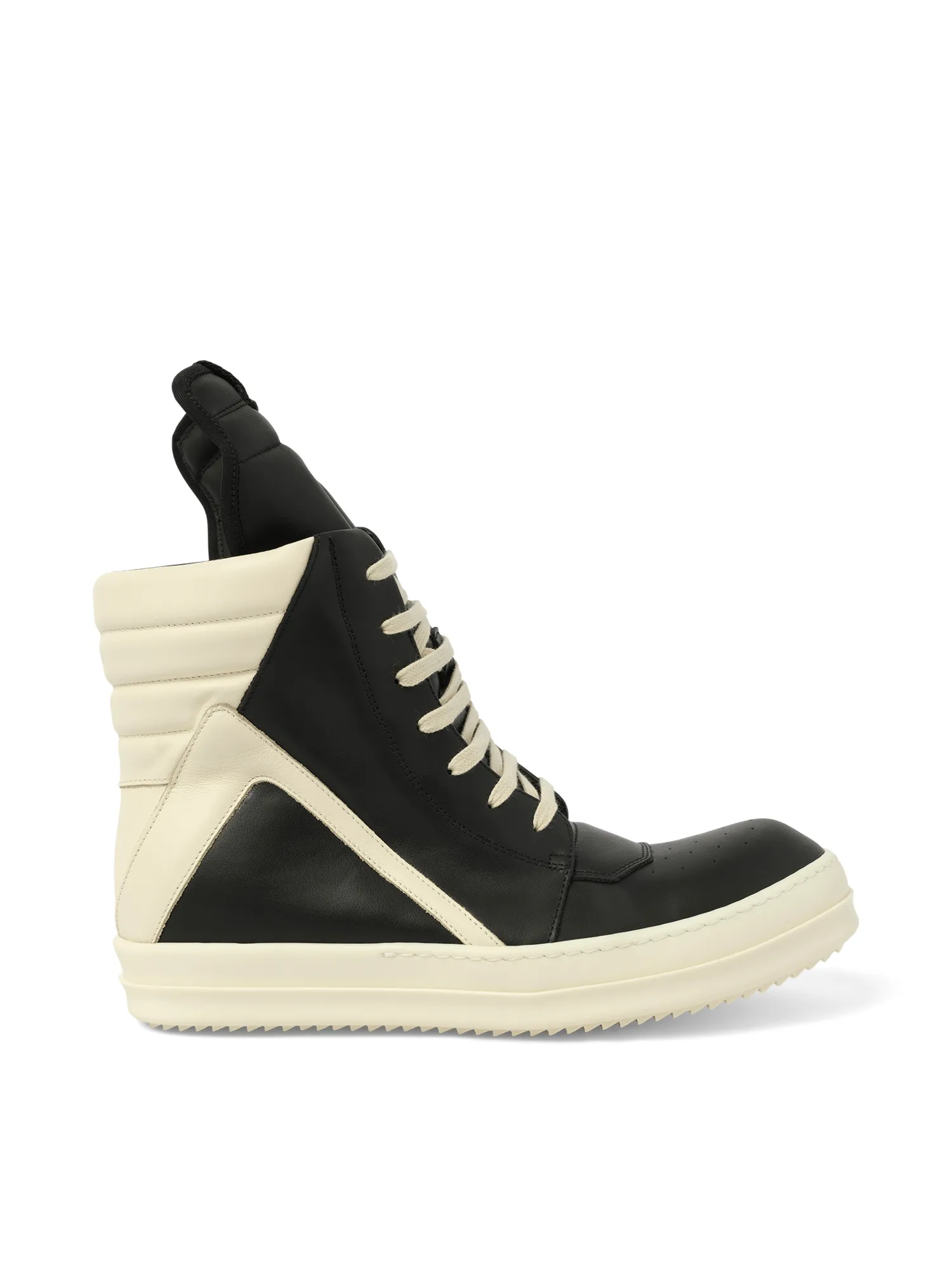 Green Sneakers Shoes Geobasket in Black/Milk/Milk