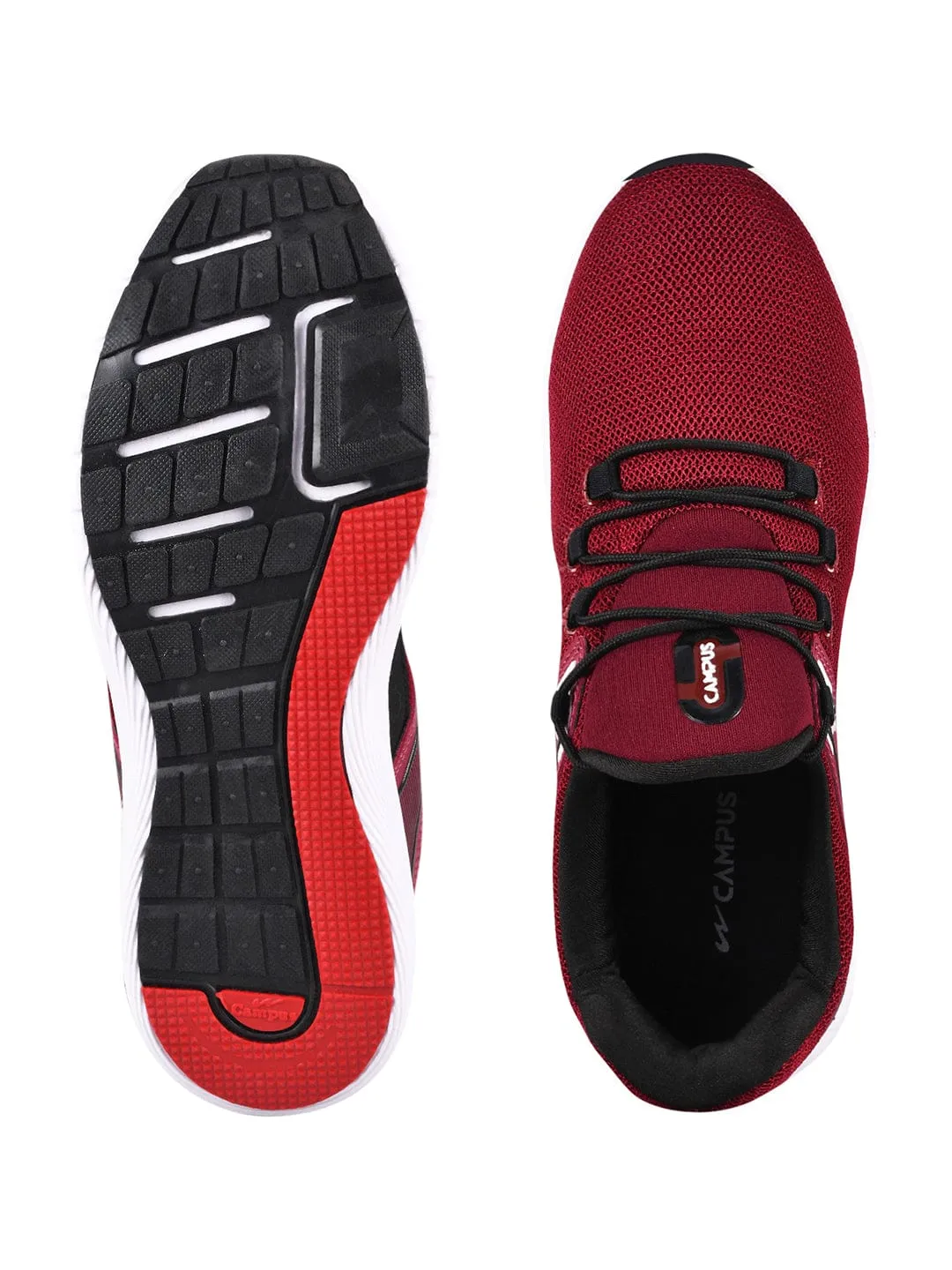 Running Shoes With Great Cushioning GILBERT PLUS Burgundy Men's Running Shoes