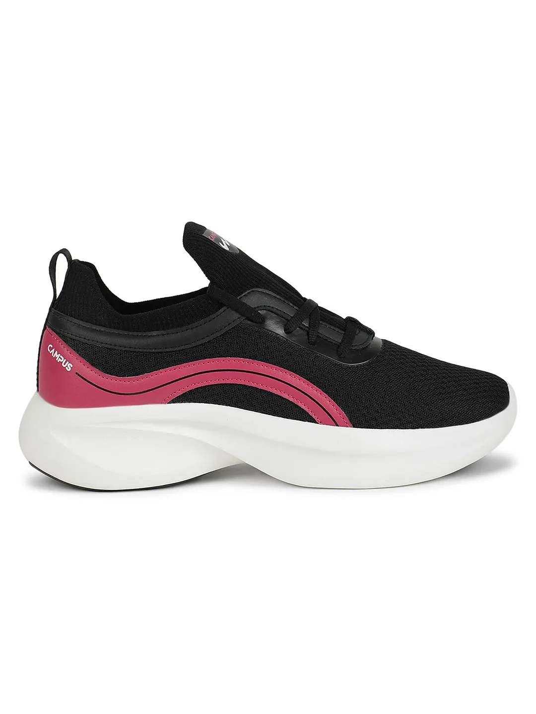 CAMMY Black Women's Running Shoes Good Outdoor Running Shoes