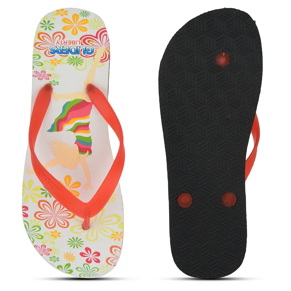 Gliders Casual Black Flip Flop For Women AHA-124E By Liberty Flip Flops Squeak When I Walk