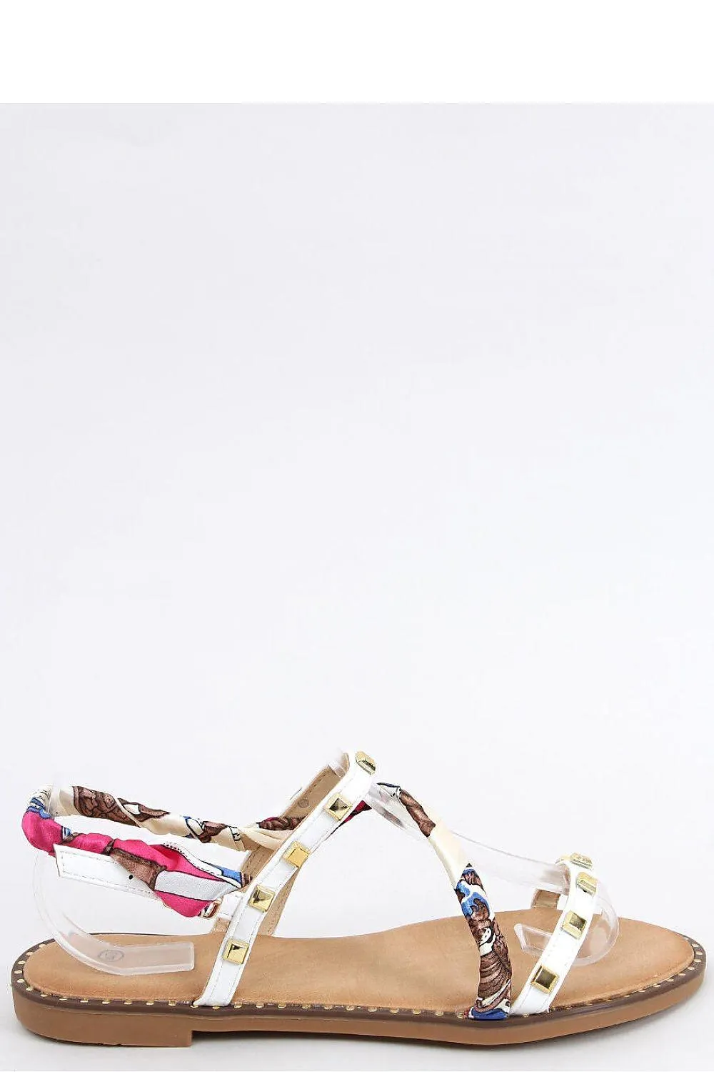 Chic Studded Flat Sandals for Women - Model 165559 Bamboo Flip Flops From The 70s