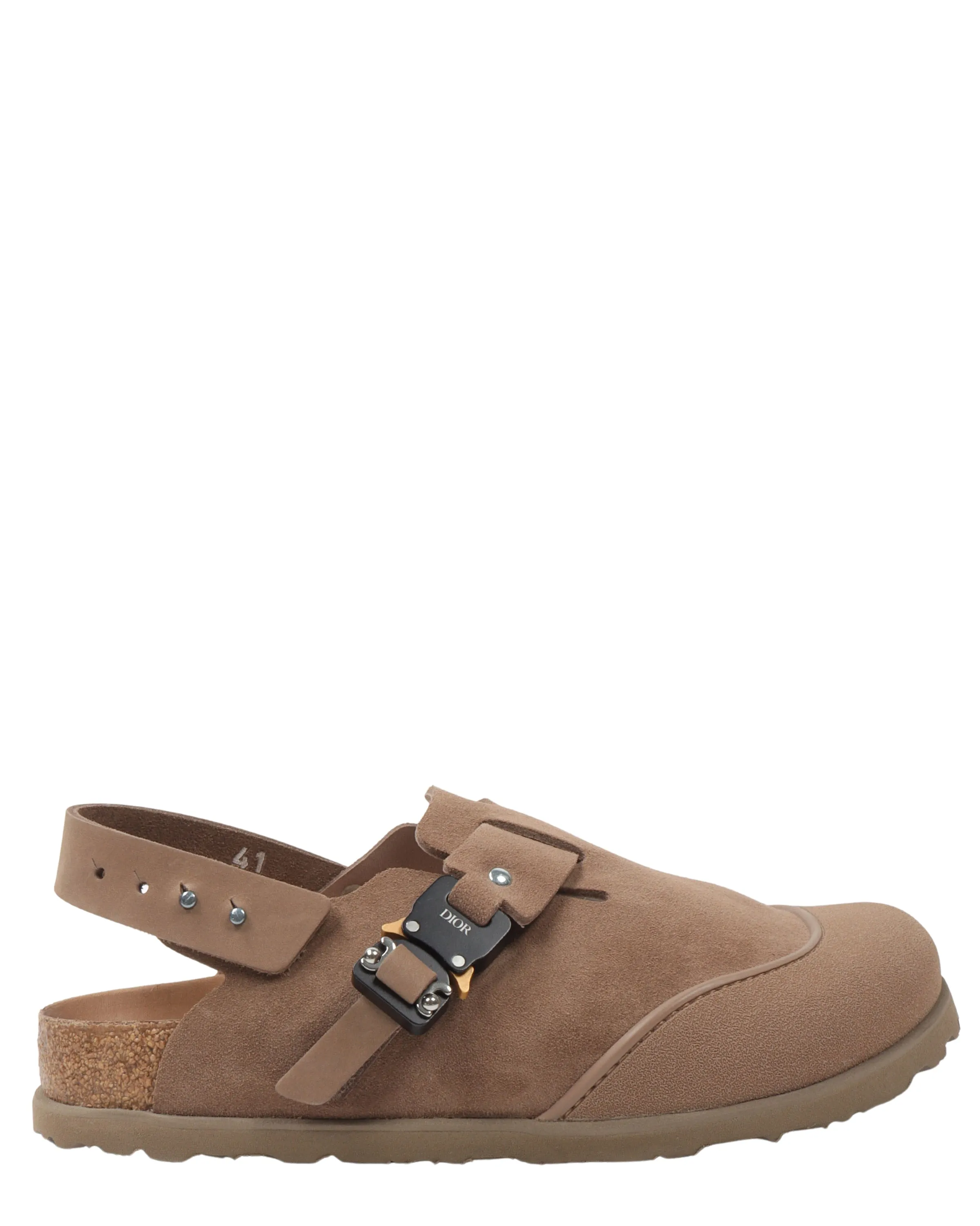 Suede Birkenstock Tokio Mule Low Platform Sandals