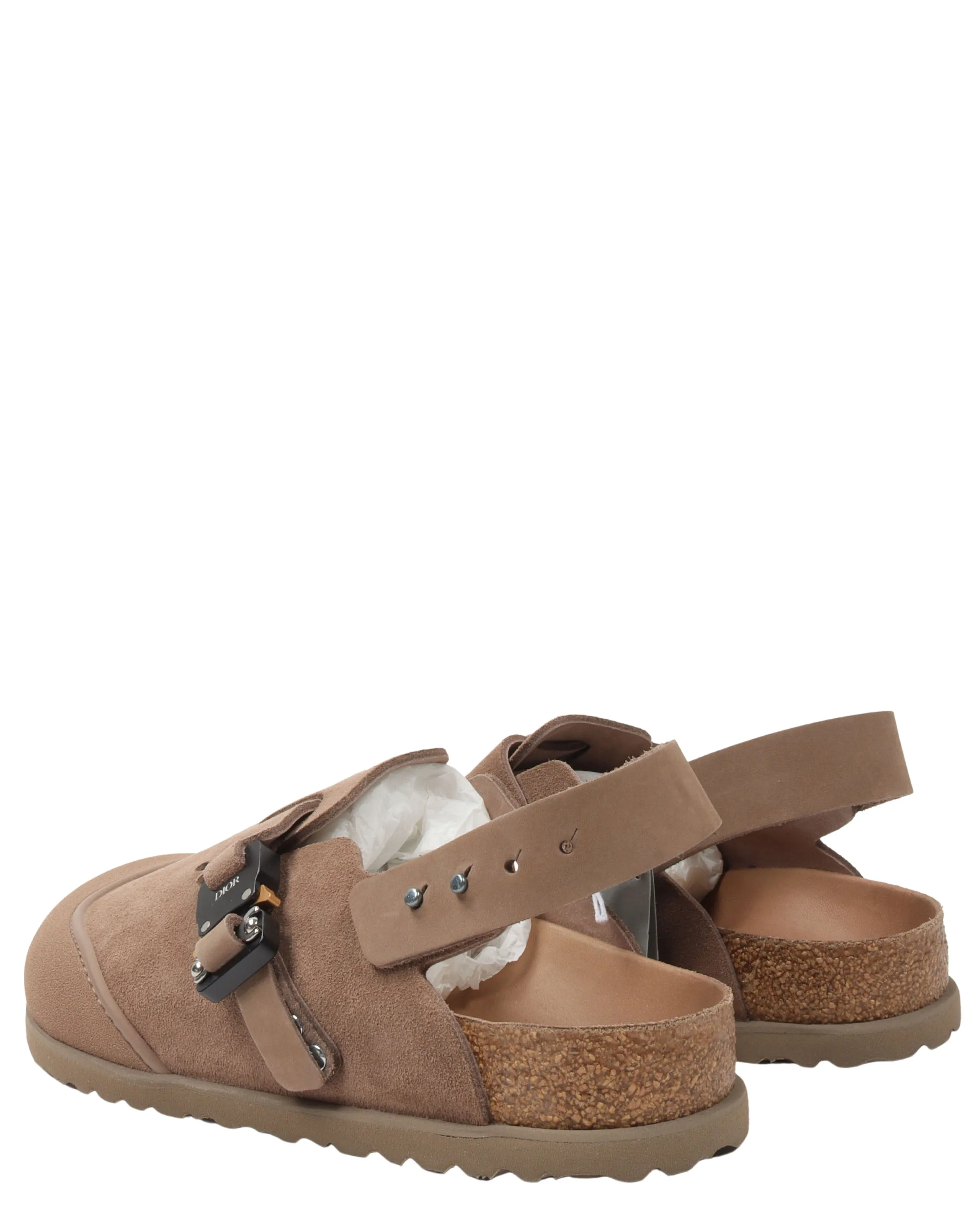 Suede Birkenstock Tokio Mule Sandals Good For Flat Feet