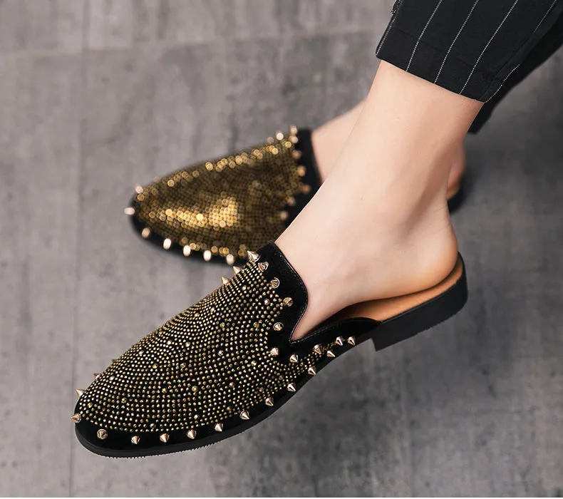 Tassels For Loafers Gold Member Designer Gold Rivet Luxury Loafers