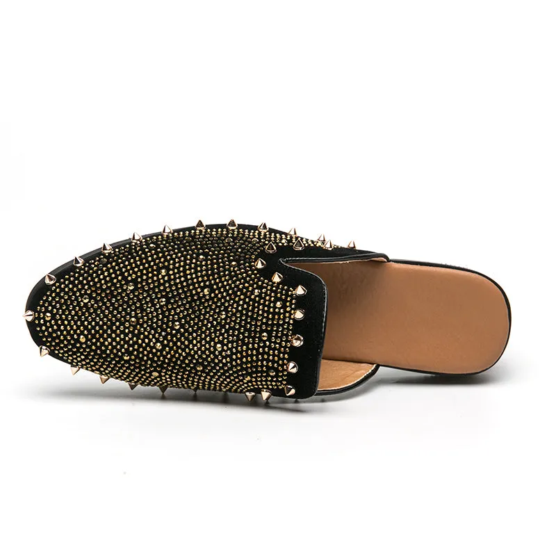 Top Sider Loafers Gold Member Designer Gold Rivet Luxury Loafers