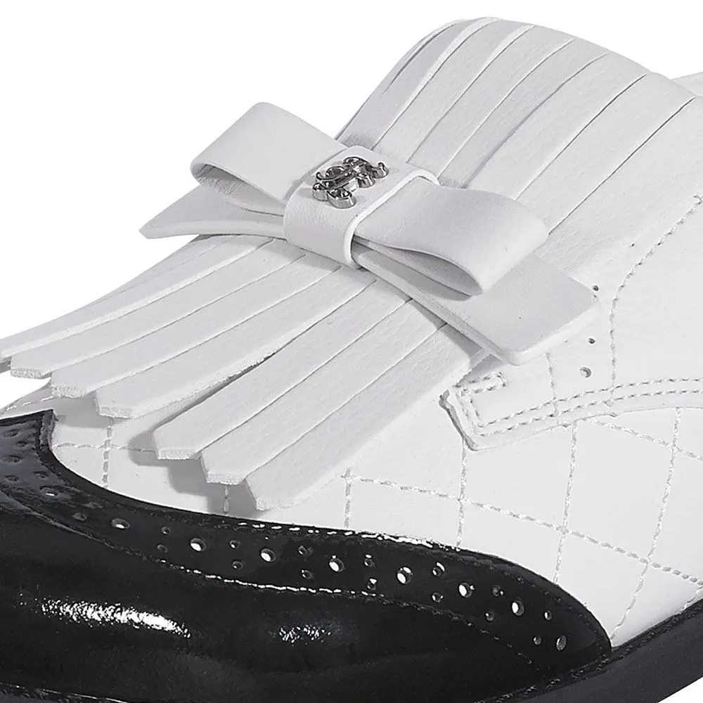 Fairliar Ribbon Tassel Loafers Spikeless Golf Shoes 2024 Women Cordovan Penny Loafers