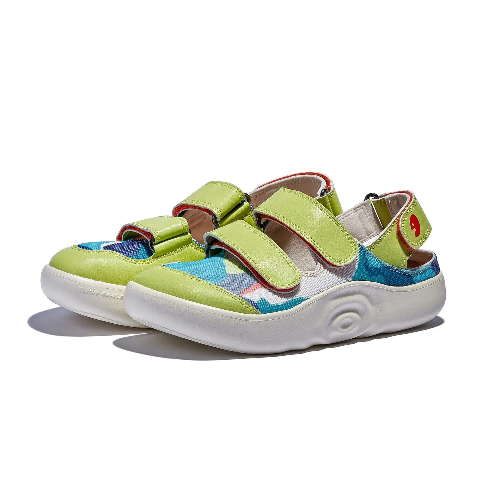 Slip On Chunky Shoes Green Wonderland Mahon III Women