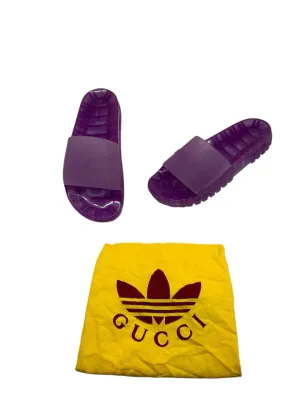 Gucci x Adidas  Rubber Logo Platform Sandals Women's Size 36 = US 6 Adidas Mountain Bike Shoes