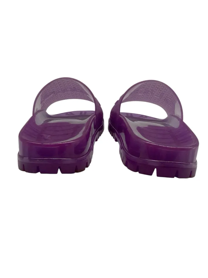 Gucci x Adidas  Rubber Logo Platform Sandals Women's Size 36 = US 6 Adidas 101 Dalmatian Shoes