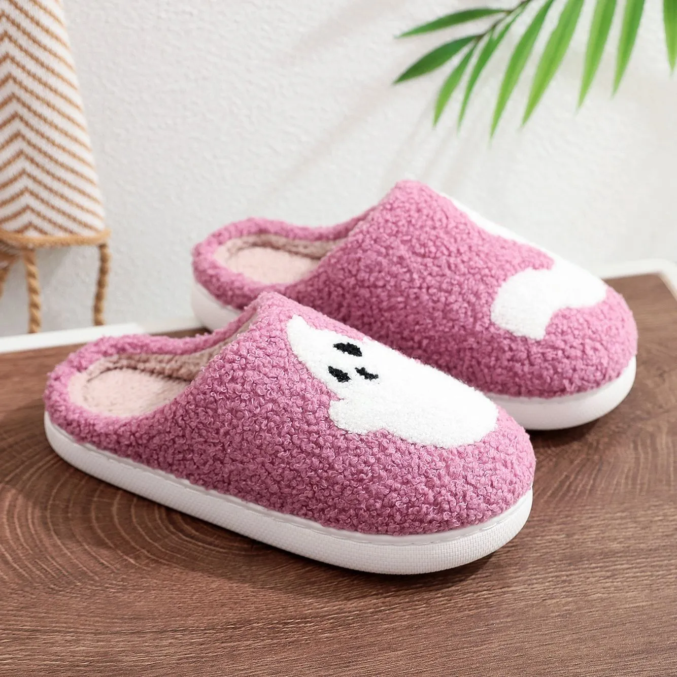 Cushion Slide Halloween Ghost Home Cute Cartoon Household Cotton Slippers