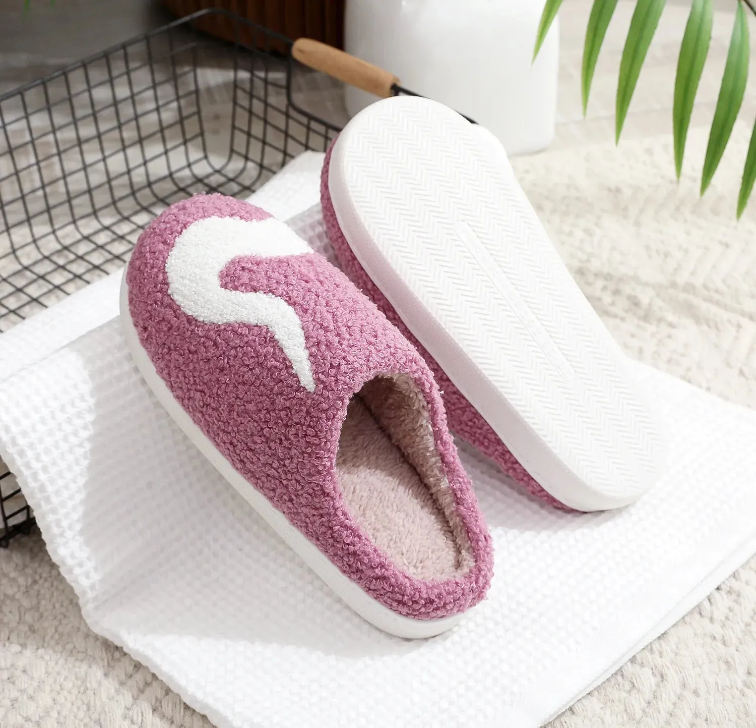 Extra Thick Memory Foam Slippers Halloween Ghost Home Cute Cartoon Household Cotton Slippers