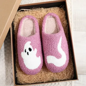 Comfiest House Slippers Halloween Ghost Home Cute Cartoon Household Cotton Slippers