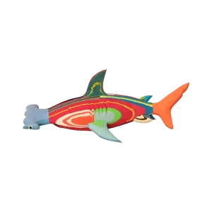 Rainbow Flip Flops Nearby HAMMERHEAD SHARK