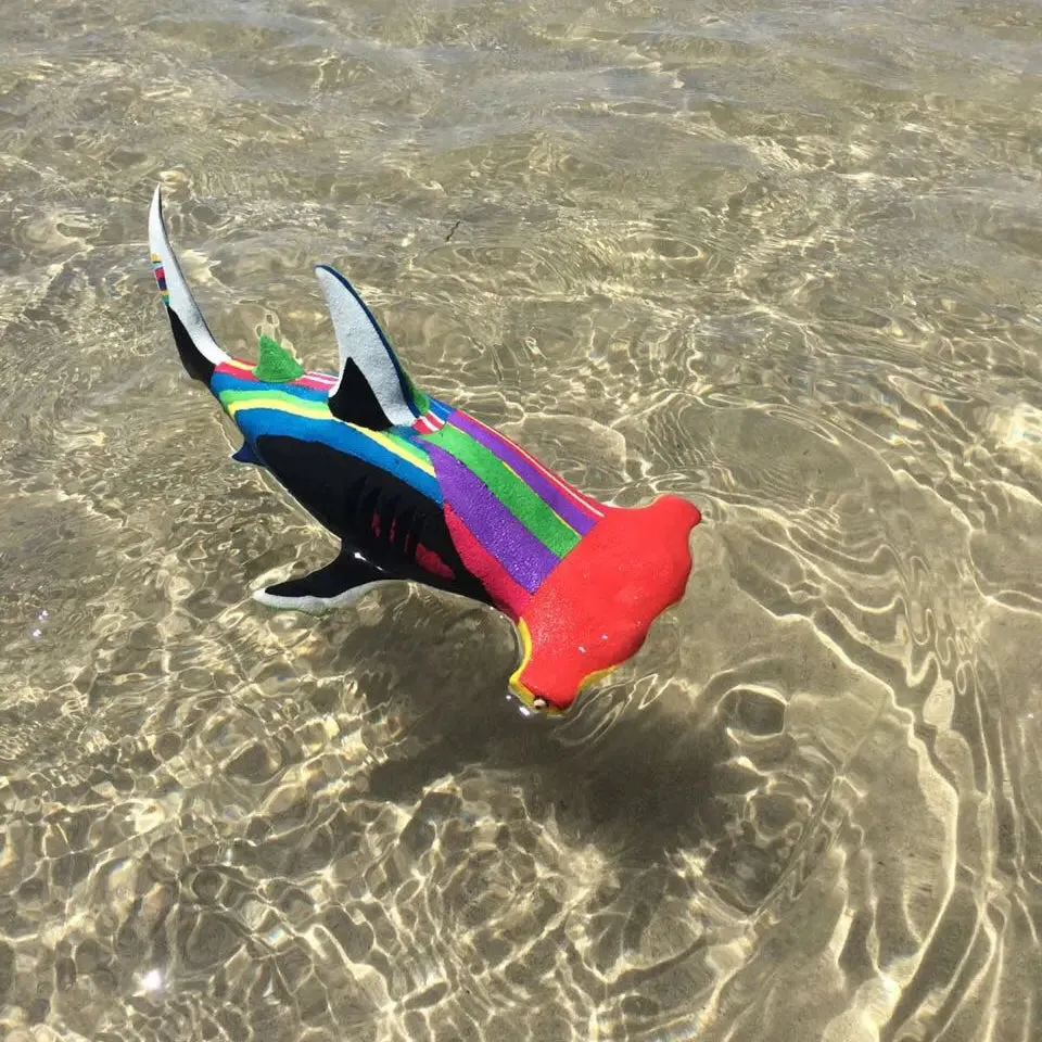 HAMMERHEAD SHARK Flip Flops Gym Shower