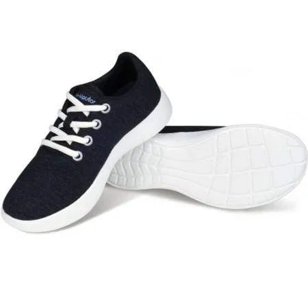 Le Mouton Women's Classic Wool Sneakers- Black Best Sneakers For Summer