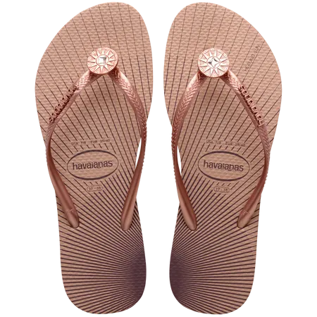 Flip Flop Socks Havaianas Women Silver Slim Star Swarovski Flip Flops