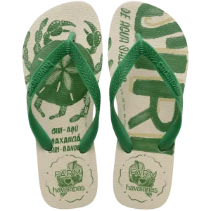 Flip Flops With Great Arch Support Havaianas X Farm Rio Crab Flip Flops