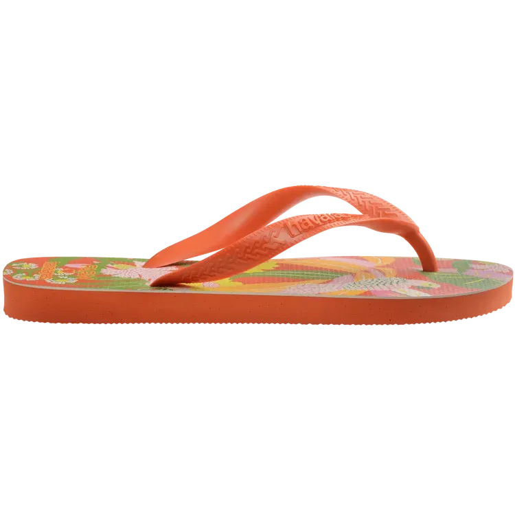 Awesome Flip Flops Havaianas X Farm Rio Neon Florals Flip Flops