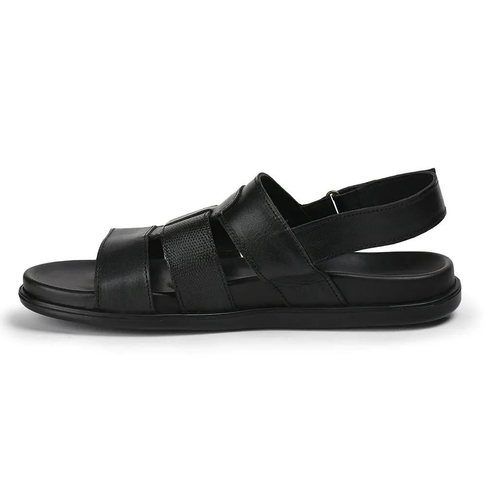 Healers By Liberty Men SOFT-4 Black Formal Sandal Wide Size Slippers