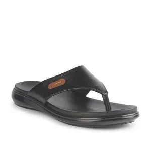 Healers Casual Black Slipper For Men MDL-05 By Liberty Traditional Japanese Slippers