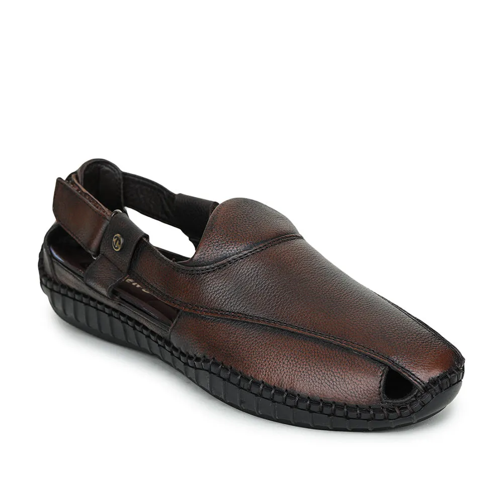 Healers Formal Tan Sandals For Men JPL-204 By Liberty Camp Dreamer Slippers