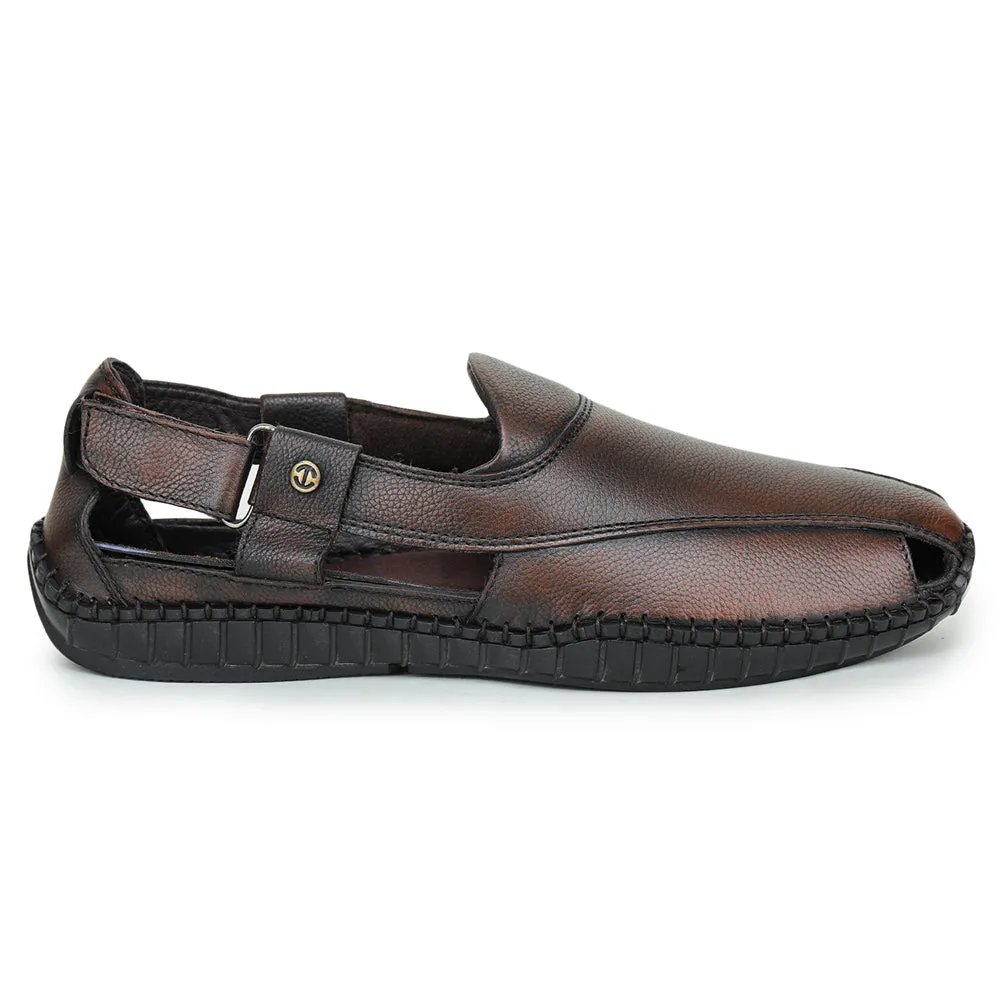 Cartoon House Slippers Healers Formal Tan Sandals For Men JPL-204 By Liberty