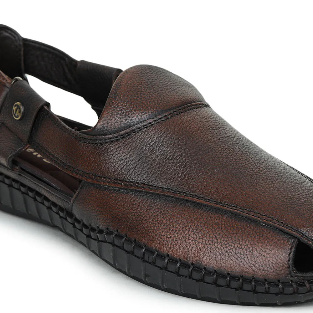 Beachwalk Slippers Healers Formal Tan Sandals For Men JPL-204 By Liberty