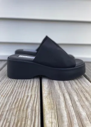 stretch platform slide Girl Sandals