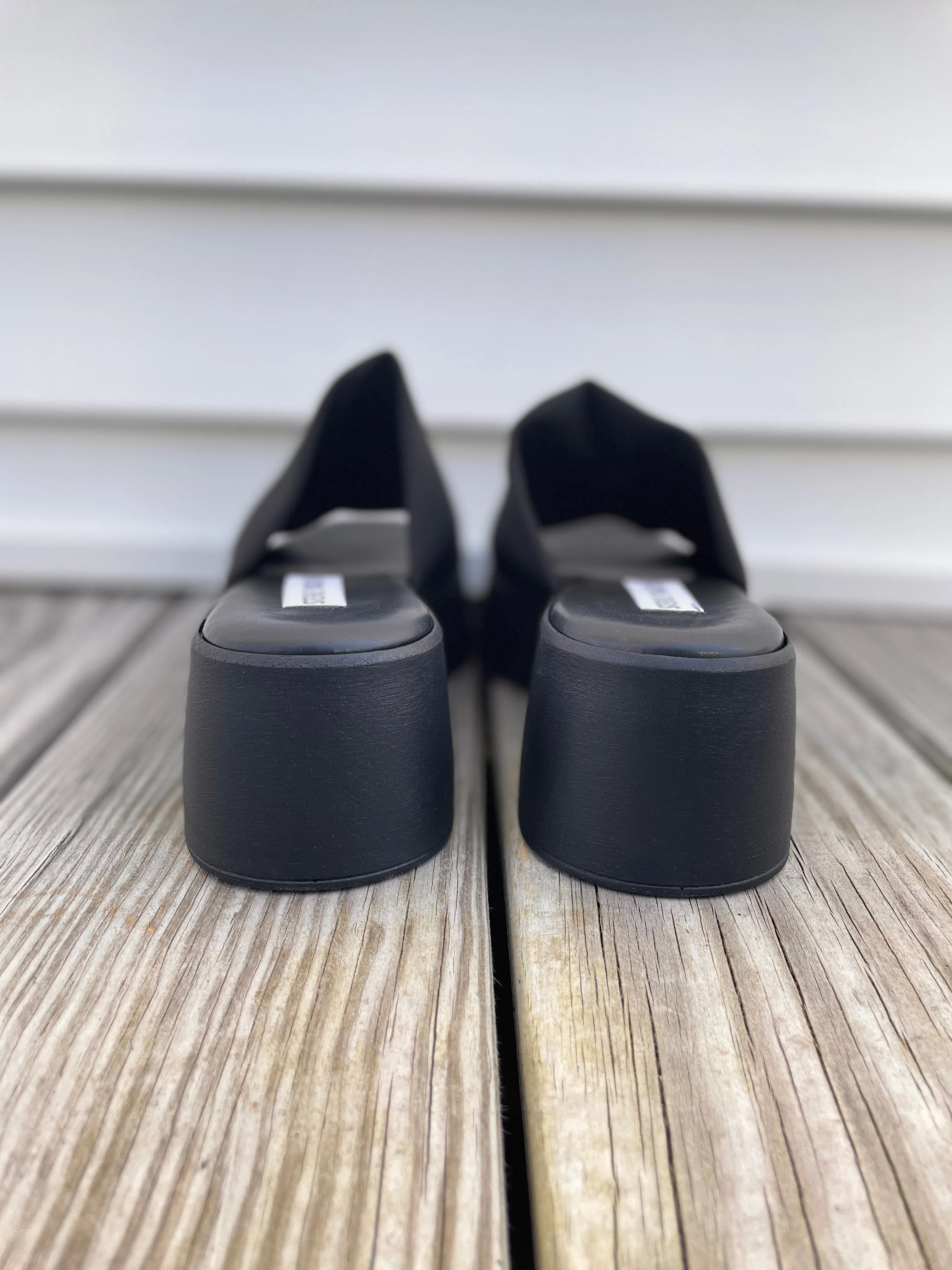 Sandals Chunky Platform stretch platform slide