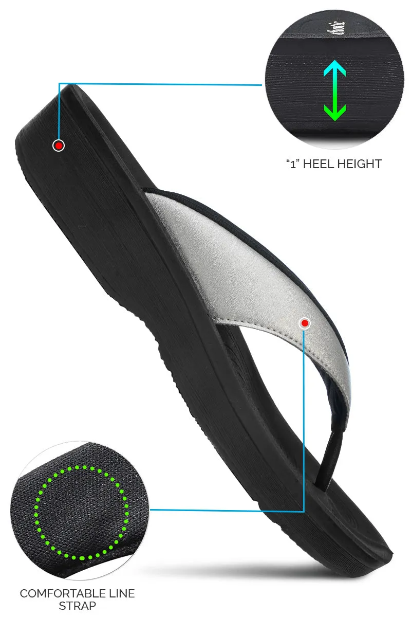 Hacienda Flip Flops Aerothotic - Pearly Fume Women's Comfortable Flip-Flops Sandal