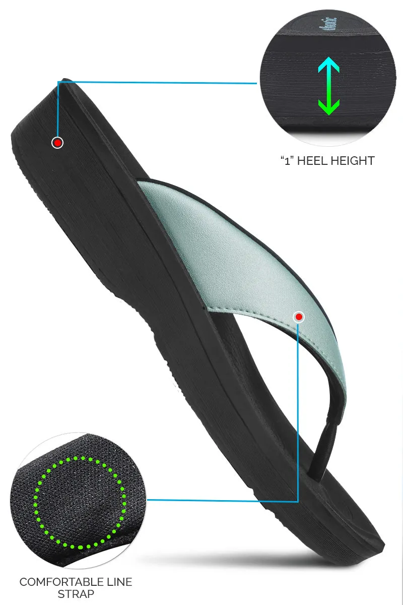 Raya Sun Flip Flops Aerothotic - Pearly Fume Women's Comfortable Flip-Flops Sandal