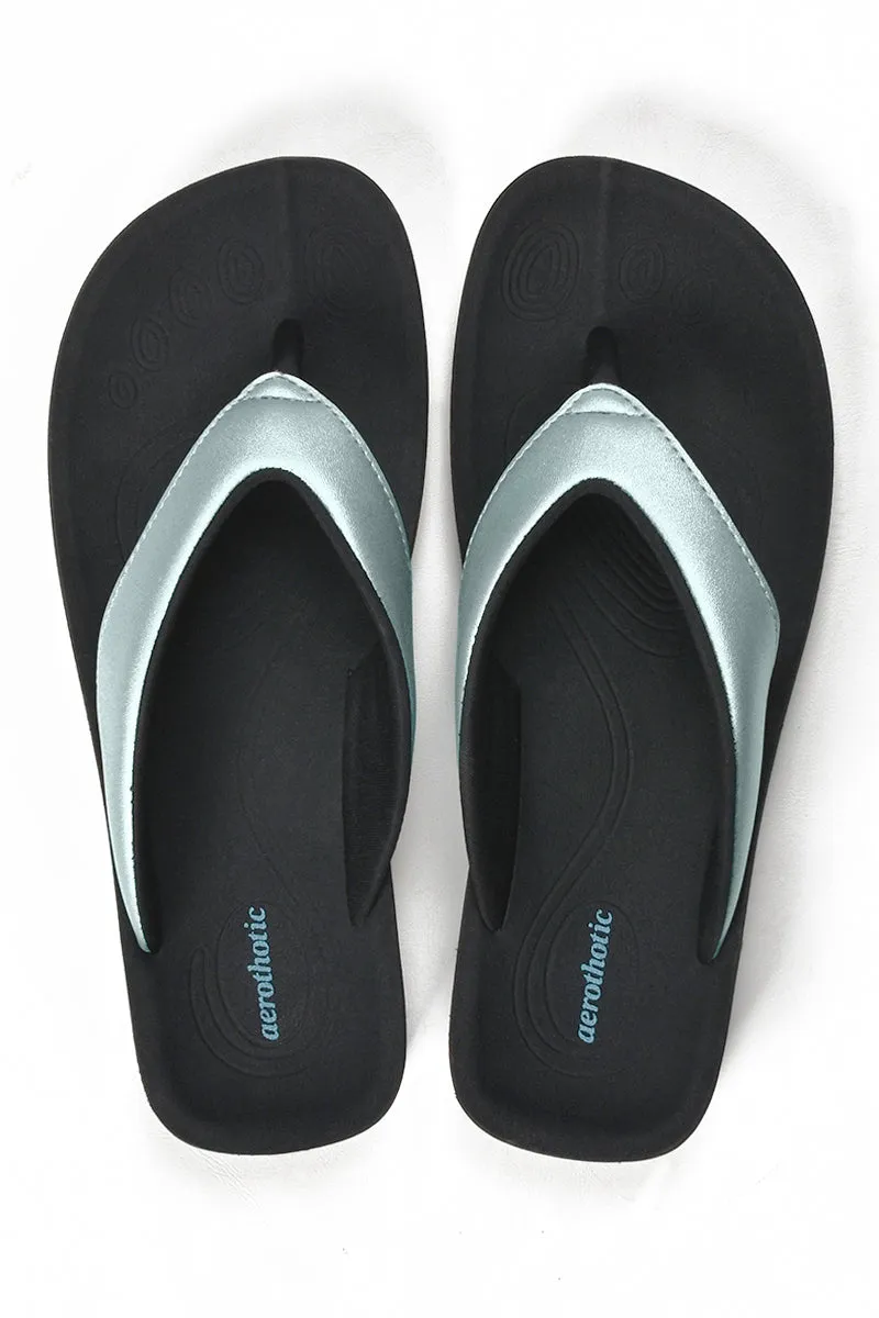 Wedding Flip Flops For Dancing Aerothotic - Pearly Fume Women's Comfortable Flip-Flops Sandal