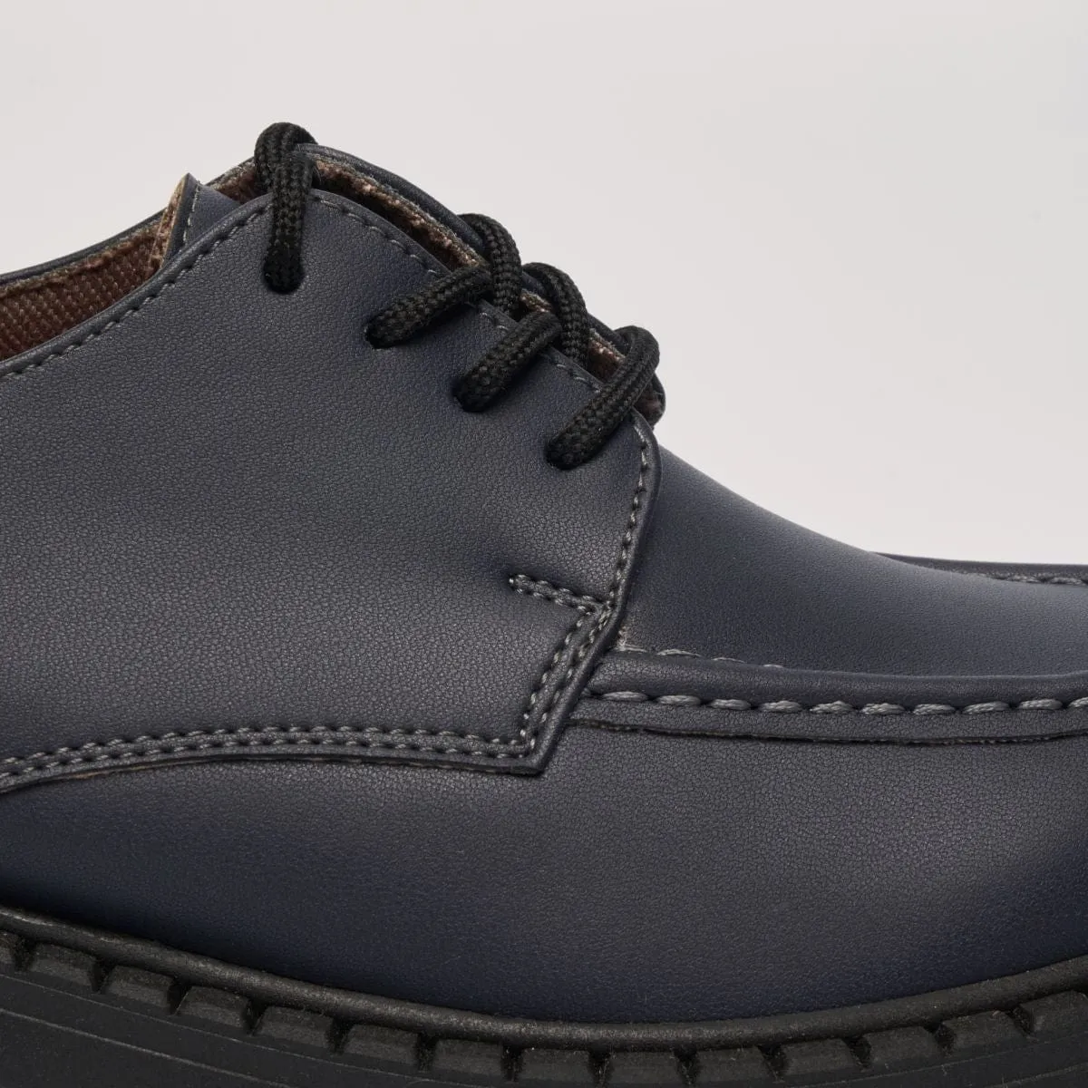 Toga Loafers Helen Women's Corn Leather Vegan Loafers | Navy Blue